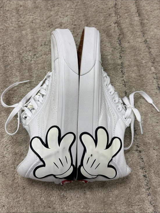 Vans Shoes - Disney x Vans Old Skool "Mickey Mouse Hand" Sneakers White Men’s 6 | Women’s 7.5